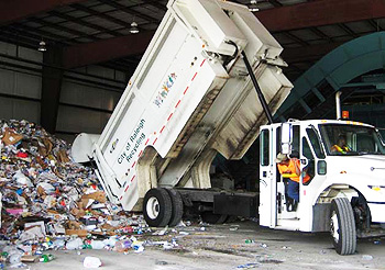Well-maintained recycling trucks are critical for an MRF's operations