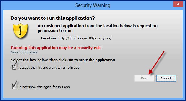 Security Warning Pop-up