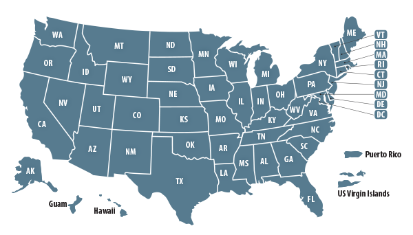 UBLS State Map