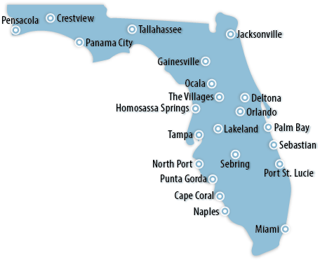 Florida Area Map