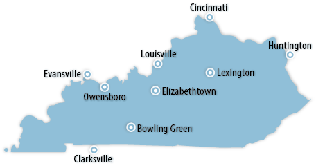 Kentucky Area Map